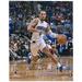 Jalen Suggs Orlando Magic Autographed 16'' x 20'' White Jersey Dribbling Photograph