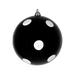 The Holiday Aisle® Candy Finish Ball Ornament w/ Glitter Dots Plastic in Black | 4.75 H x 4.75 W x 1 D in | Wayfair