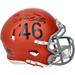 Nick Chubb Cleveland Browns Autographed Riddell 2021 Season Throwback Logo Speed Mini Helmet