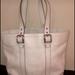 Coach Bags | Coach Handbag Hampton Tote Purse White | Color: White | Size: Os