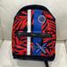 Michael Kors Bags | Michael Kors Kent Printed Nylon Unisex Backpack (Bnwot) | Color: Blue/Red | Size: Os