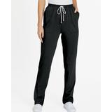 Blair Pull-On Knit Drawstring Sport Pants - Black - PXL - Petite