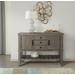 Huron Server, Distressed Grey Finish - A-America HURDG9010