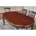 "British Isles 54"" - 76"" Oval Dining Table with (2) 12"" Leaves, Merlot-Buttermilk Finish - A-America BRIMB6310"