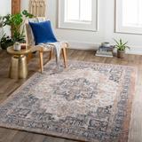 Ardnacrusha 5'3" x 7'3" Traditional Updated Traditional Farmhouse Beige/Burnt Orange/Charcoal/Cream/Deep Teal/Light Gray/Orange/Slate/Tan/Teal Area Rug - Hauteloom