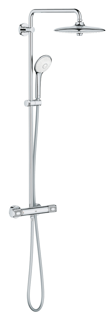 Colonne de douche EUPHORIA SYSTEM 260 avec mitigeur thermostatique GROHE PROFESSIONAL 27615002