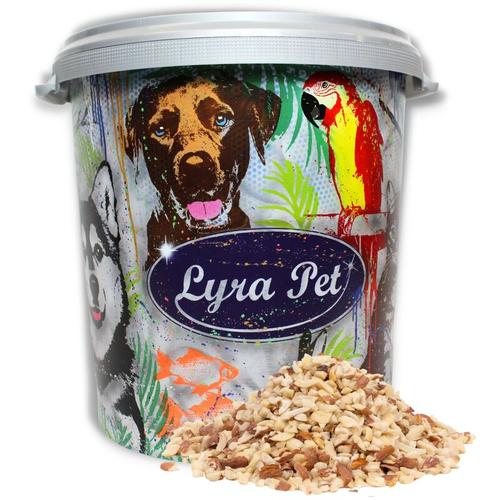Lyra Pet – 10 kg ® Erdnusskerne gehackt mit Haut in 30 l Tonne