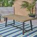 Gracie Oaks Osbourne Wooden Dining Table Wood in Gray | 29.75 H x 70.75 W x 35.5 D in | Outdoor Dining | Wayfair 50BB20A086F24CA690CC74D6C69EE07A