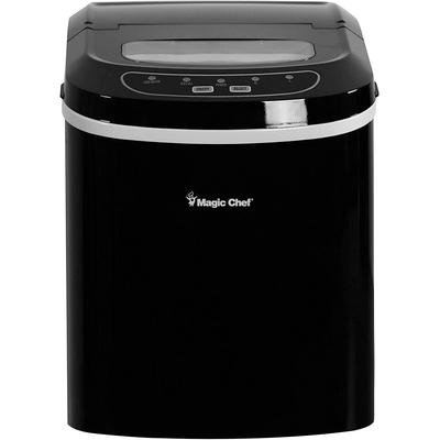 Magic Chef MCIM22B Portable Home Countertop Ice Maker, 27 Pounds Per Day, Black - 20.3