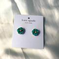 Kate Spade Jewelry | Kate Spade Shine On Turquoise Flower Stud Earrings | Color: Blue | Size: Os