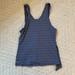 Athleta Tops | Athleta Navy Tank | Color: Blue/White | Size: S