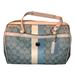 Coach Bags | Coach Classic Signature Canvas Speedy/Satchel In Cream & Teal | Color: Cream/Gold/Red | Size: Os