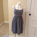 J. Crew Dresses | J.Crew Navy Blue And White Striped Fit And Flair Speghetti Strap Dress. Size 4 | Color: Blue/White | Size: 4