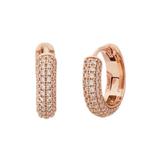 Kate Spade Jewelry | Kate Spade Brilliant Statements Huggie Hoop Earrings Rose | Color: Gold | Size: Os