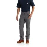 Carhartt Men's Rugged Flex 5-Pocket Work Pant (Size 32-30) Gravel, Cotton,Spandex