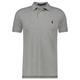 Polo Ralph Lauren Herren Poloshirt Custom Slim Fit Kurzarm, grau, Gr. XL