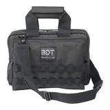 Bulldog Cases Deluxe 2 Pistol Range Bag W/ Strap & Molle - Deluxe 2 Pistol Range Bag W/Strap & Molle