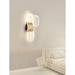 Orren Ellis Sharlita 1 - Light Brushed Flush Mounted Sconce Metal | 10 H x 4 W x 2 D in | Wayfair 1371BD542BA9486C88105E098B8CC8C4