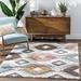 White 47 x 1.2 in Area Rug - Well Woven Delia Moroccan Area Rug in Ivory/Beige/Pink | 47 W x 1.2 D in | Wayfair DEL-12-4