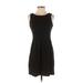 Gap Casual Dress - Mini High Neck Sleeveless: Black Print Dresses - Women's Size 2