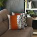 Decorative Vegan Faux Leather Throw Pillows Set of 2