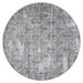 GAD DAISY Collection Garden Chic Classic/Transional L.Gray/D.Gray Rug - 7'R