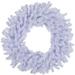 White Crystal Spruce Artificial Christmas Wreath - 20-Inch, Unlit