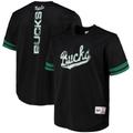 "Milwaukee Bucks - T-shirt à col rond en maille noire Mitchell & Ness - Hommes - Homme Taille: M"