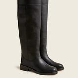 J. Crew Shoes | Host Pick Nwt J.Crew 100% Leather Over The Knee Boots | Color: Black | Size: 8.5