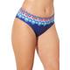 Plus Size Women's Hipster Swim Brief by Swimsuits For All in Blue Boho (Size 10)