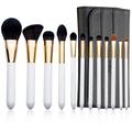 Natural Black Goat Hair Makeup Brush Set with Case, Luxury ENZO KEN Natural Hair Makeup Brushes Set Professional, Make up Brushes Set Professional, Natural Makeup Brushes, Cosmetic Brushes Makeup Set.