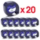 20PK 91201 12267 Compatible Dymo LetraTag 12mm LT Ruban D'étiquettes Papier Plastique pour Dymo