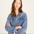 J. Crew Jackets & Coats | J.Crew- Distressed Classic Boho Denim Jacket-Sz L | Color: Blue | Size: L