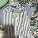 Polo By Ralph Lauren Dresses | Button Down Shirt Dress. Size 10 Girls Blue And White Striped | Color: Blue/White | Size: 10g