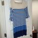 Lilly Pulitzer Dresses | Lilly Pulitzer Striped Dress (Blue + White) Size Small | Color: White | Size: S