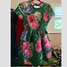 Kate Spade Dresses | Euc Kate Spade Stelli Floral Dress - 00 | Color: Green/Pink | Size: 00