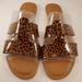 J. Crew Shoes | J Crew Leopard Print Slip On Sandal | Color: Black/Brown | Size: 9