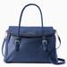 Kate Spade Bags | Kate Spade Brighton Park Pebble Travel Leslie Leather Travel Bag Oceanic Blue | Color: Blue | Size: 17"L X 8"W X 12"H