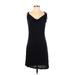 Old Navy Casual Dress - Sheath Cowl Neck Sleeveless: Black Print Dresses - Women's Size Small