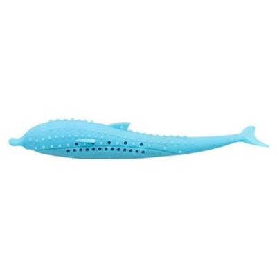 Cat Self-Cleaning Toothbrush Refillable Catnip Fish Teaser Toy Molar Stick 
