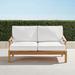 Cassara Loveseat with Cushions in Natural Finish - Alejandra Floral Aruba - Frontgate
