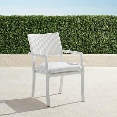 Cafe Cushion for Square Stacking Chair - Standard, Glacier - Frontgate