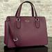 Kate Spade Bags | Nwt Kate Spade Laurel Way Reese Satchel In Cherrywood | Color: Purple/Red | Size: 8.3"H X 12"W X 4.5"D