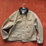 Carhartt Jackets & Coats | Carhartt Jacket Xl Brown Duck Canvas Sherpa Lined | Color: Brown/Tan | Size: Xl