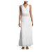 Michael Kors Dresses | New Michael Kors White Dress Sleeveless Long Lined 12 $150 Lace | Color: White | Size: 10