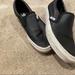 Vans Shoes | Classic Leather Vans Women’s Size 6.5 Mens 5 | Color: Black/White | Size: 6.5