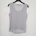 Athleta Tops | Athleta Striped Breezy Tank Top | Color: Gray/White | Size: Xs