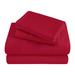 Eider & Ivory™ Mitchell Egyptian-Quality Cotton 300 Thread Count Solid Deep Pocket Luxury Bed Sheet Set in Red | California King | Wayfair