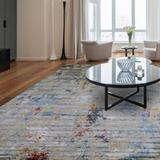 White 24 x 0.25 in Area Rug - Bokara Rug Co, Inc. Hand-Knotted High-Quality Multi-Colored Area Rug Viscose/Wool | 24 W x 0.25 D in | Wayfair