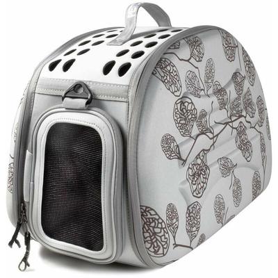 Sac de transport pliable pour chien et chat De Luxe avec fermeture éclair, poignée et bandoulière